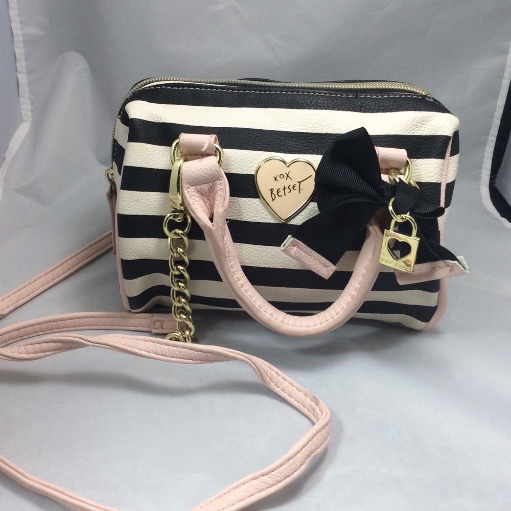 Betsey Johnson mini satchel purse
